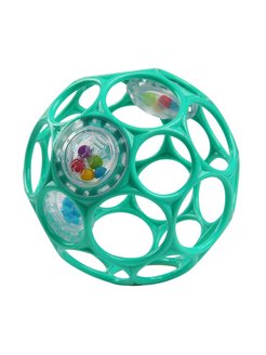 Скидка на Развивающая игрушка погремушка для новорожденных мяч Oball