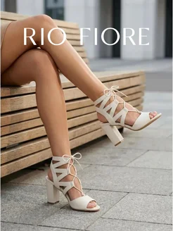 Скидка на Босоножки летние на каблуке свадебные