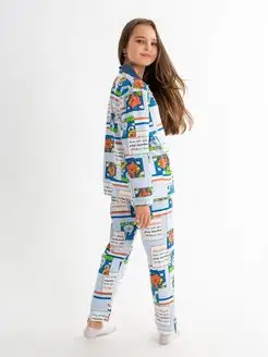 Скидка на Пижама детская с рубашкой и штанами