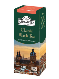 Скидка на Classic Black Tea, черный чай в пакетиках, 25 шт по 2г
