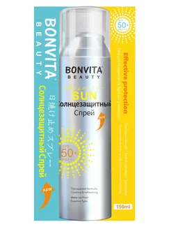 Скидка на Солнцезащитный спрей Bonvita для лица и тела SPF 50+ PA+++