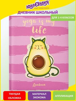 Скидка на Дневник 1-4 класс 48л, кожзам твердая