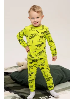 Скидка на Пижама детская с принтом без утеплителя