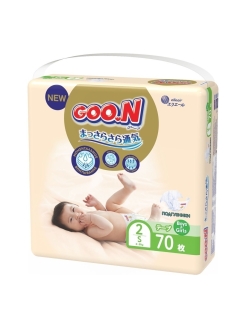 Скидка на Подгузники GOO N Soft 2 S (4-8 кг) 70 шт