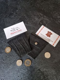 Скидка на Кошелек монетница из натуральной кожи
